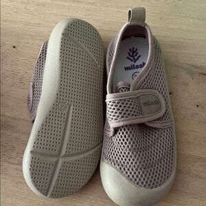 Milash Kids Mesh Barefoot sneakers in Light Mauve EU29